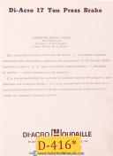 Di-Acro-Di-Acro 100~150 Ton Press Brake Operating/Parts Manual-03
